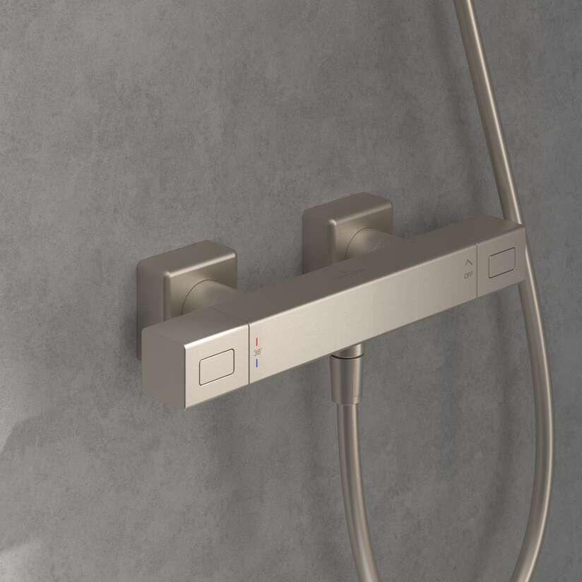 Термостатическийсмеситель для душа Villeroy & Boch Universal матовый никель TVS00001800064