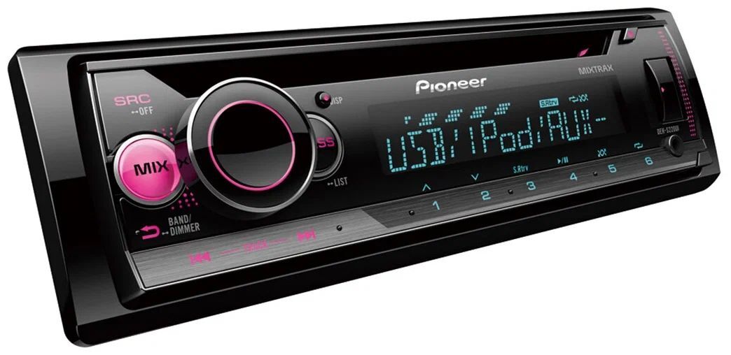 Автомагнитола Pioneer DEH-S220UI (черный)