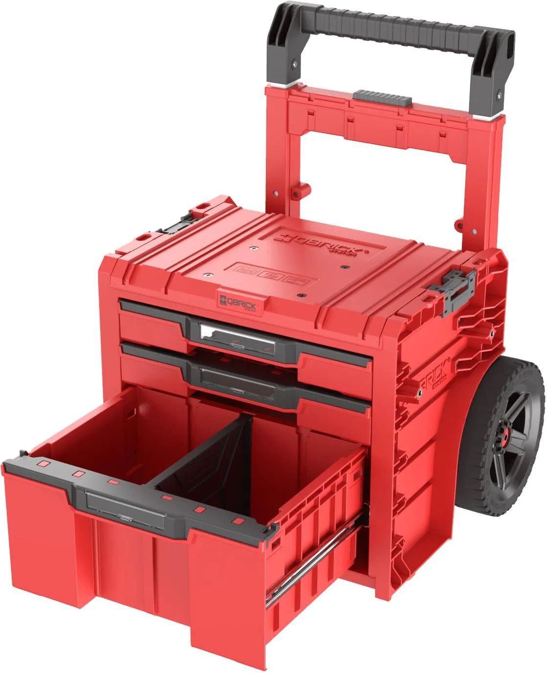 Ящик для инструментов на колесах Qbrick System PRO Cart 2.0 PLUS Drawer 3 Ultra HD Custom