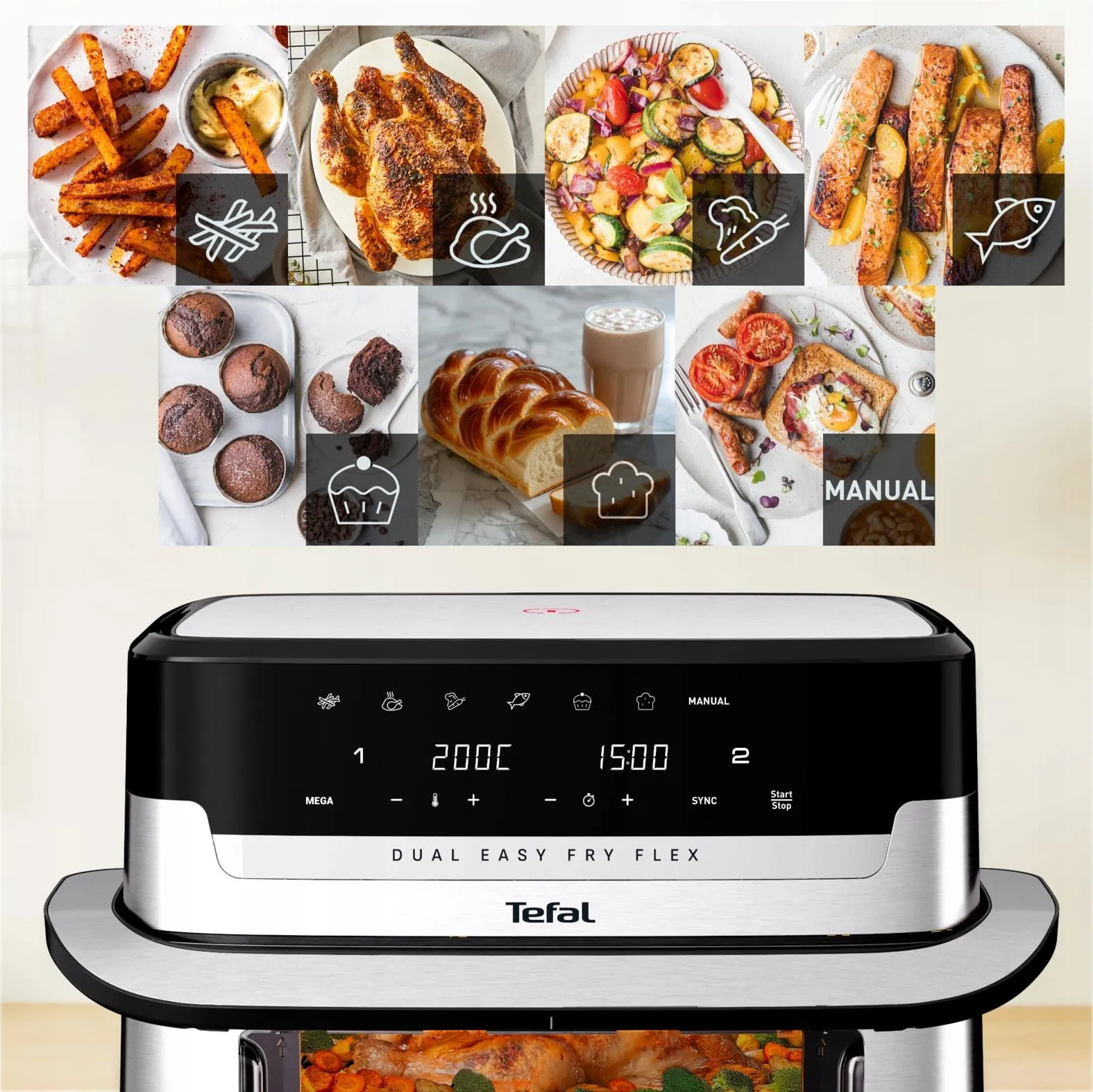 Аэрогриль Tefal Easy Fry Flex EY922D
