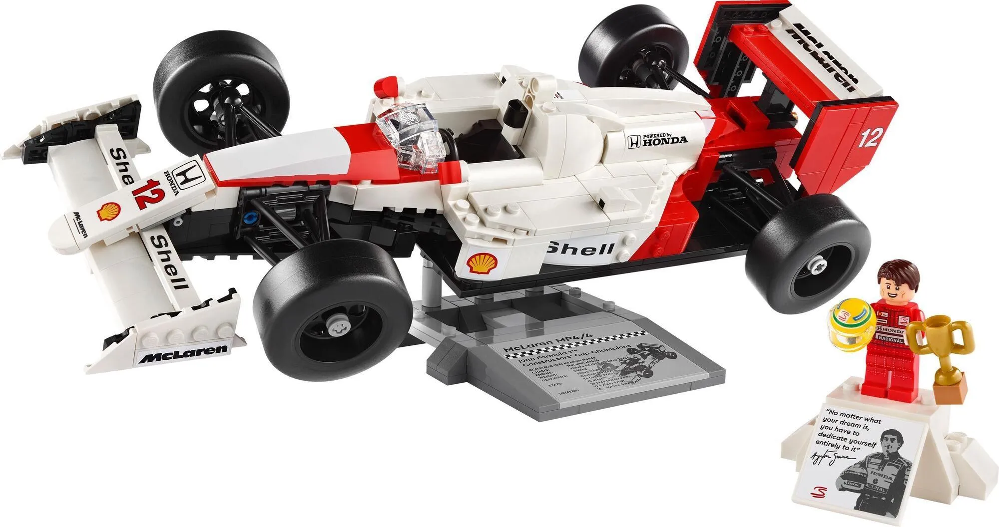 LEGO Icons 10330 McLaren MP4/4 и Айртон Сенна