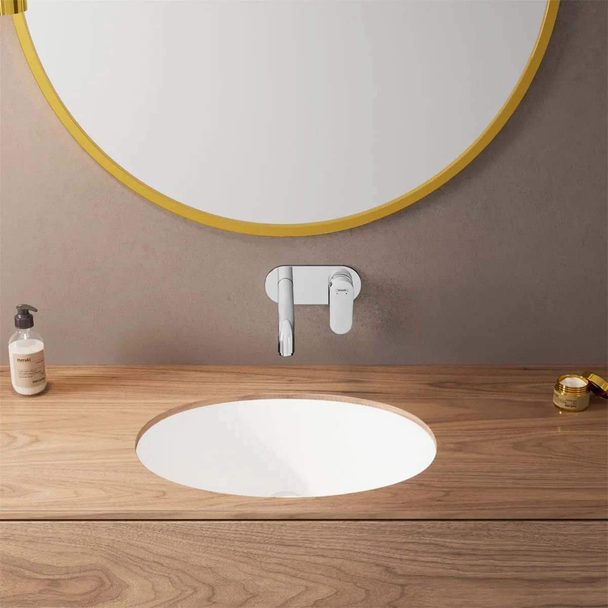 Смеситель настенный Hansgrohe Vernis Blend с изливом 20,5 см, хром 71576000