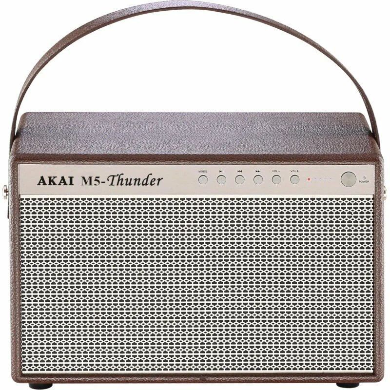 Акустическая система Akai M5 Thunder, коричневый