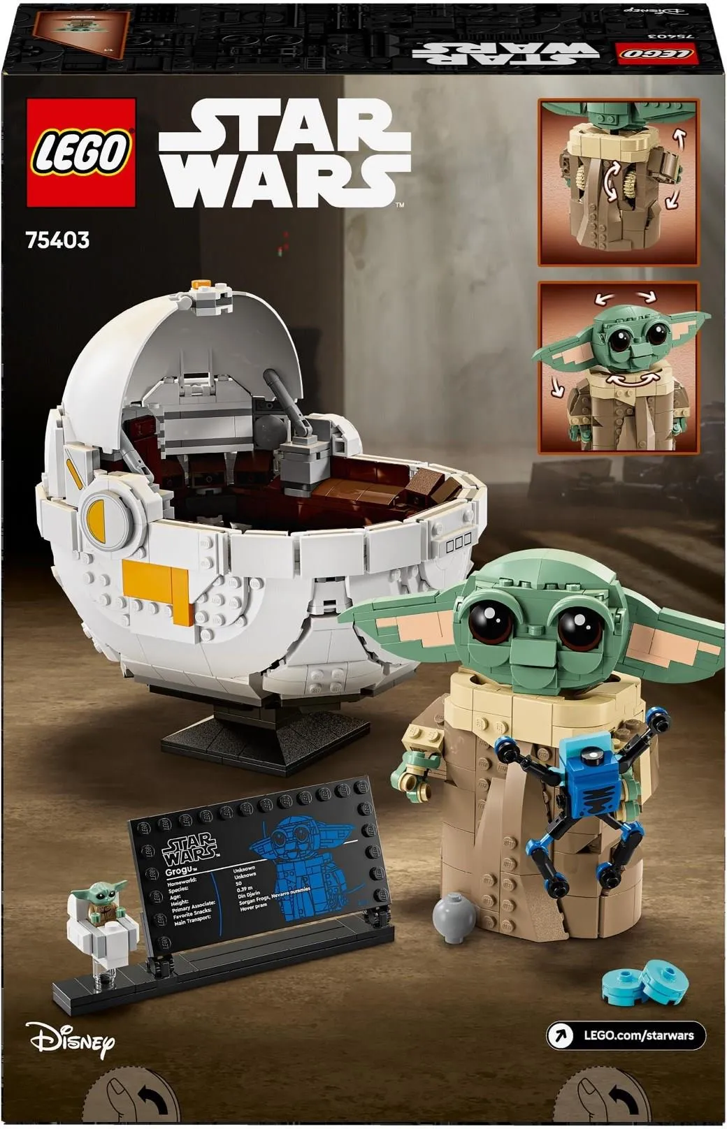 Конструктор LEGO Star Wars 75403 Грогу в коляске