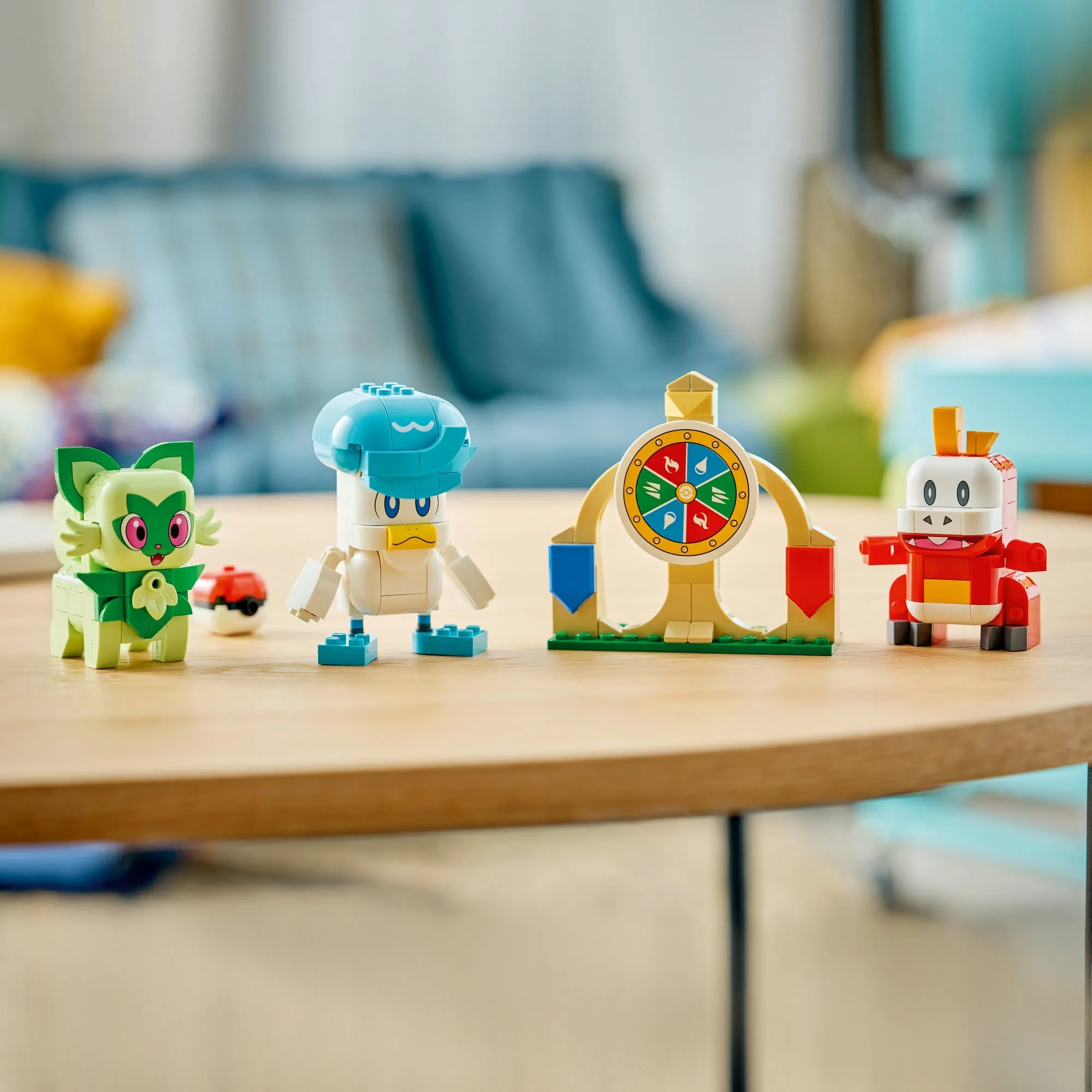 Конструктор LEGO Pokemon 72158 Smart Play: Битва Спригатито, Фуэкоко и Кваксл