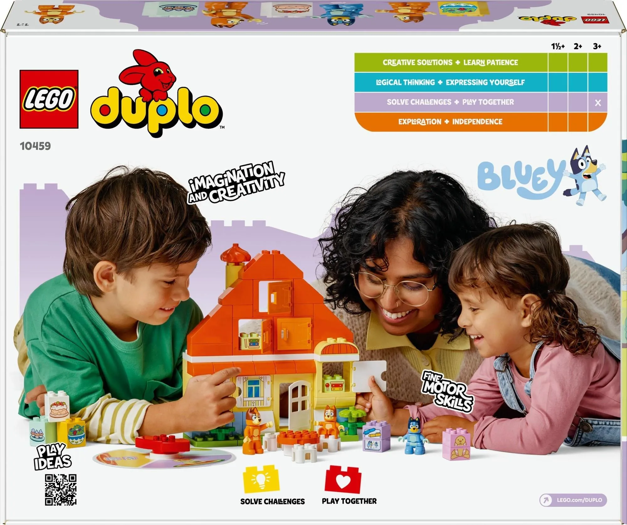 LEGO DUPLO Bluey 10459 Дом семьи Блуи с игрой на память