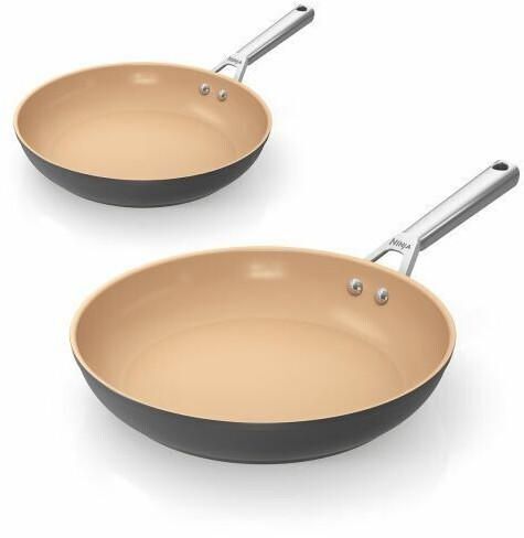 Набор керамических сковородок Ninja Terracotta & Grey 24см, 28 см, CW95000EU