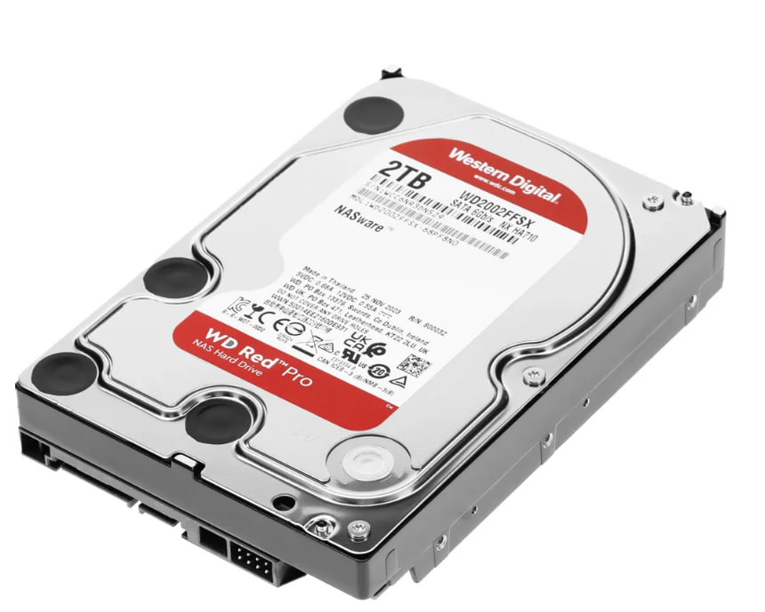 Жёсткий диск WD Red Pro WD2002FFSX, 3,5", 2 ТБ, SATA III
