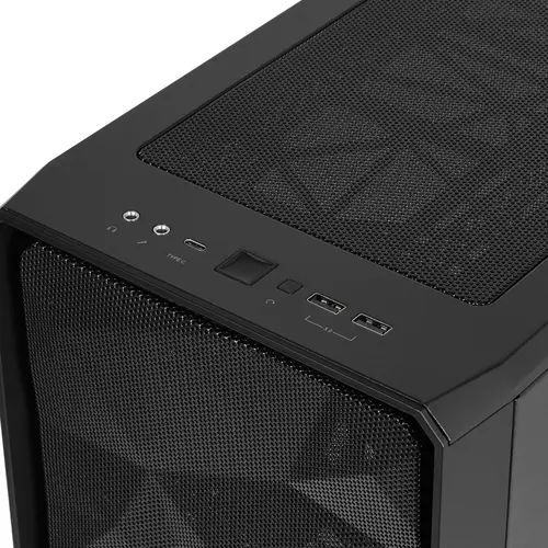 Корпус ATX Fractal Design Meshify 2 Compact TG Light Tint, черный