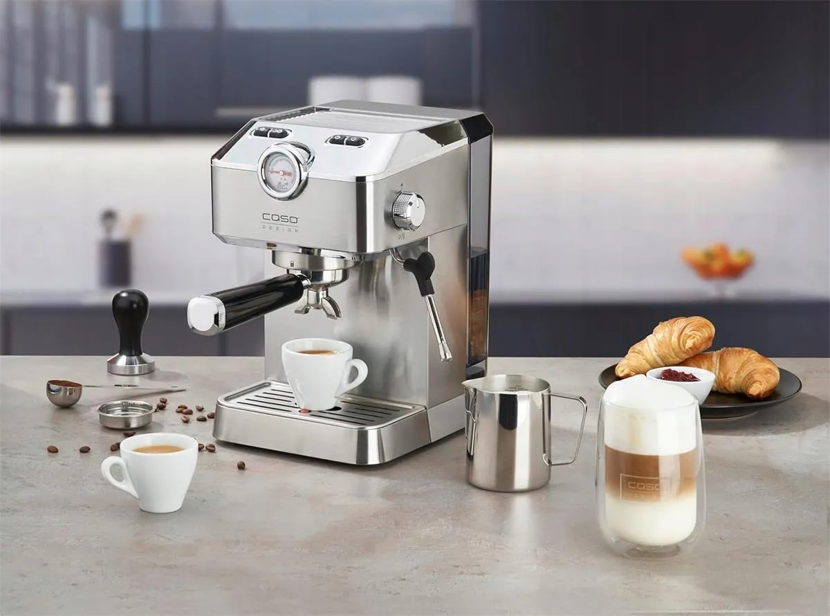 Кофеварка Espresso Caso 1820, серебристый