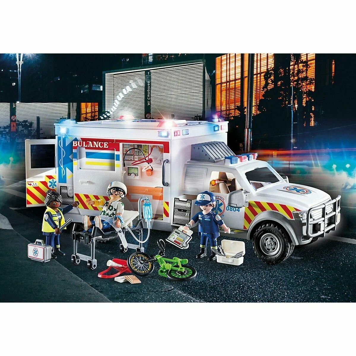 PLAYMOBIL City Action Спасательный автомобиль 70936: Скорая помощь США