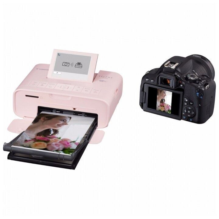 Принтер сублимационный Canon Selphy CP1300, цветн., A6, розовый