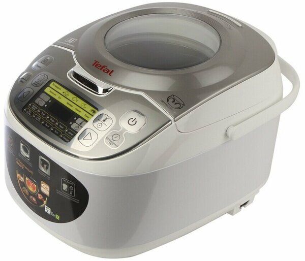 Мультиварка Tefal RK812132, белый/серебристый