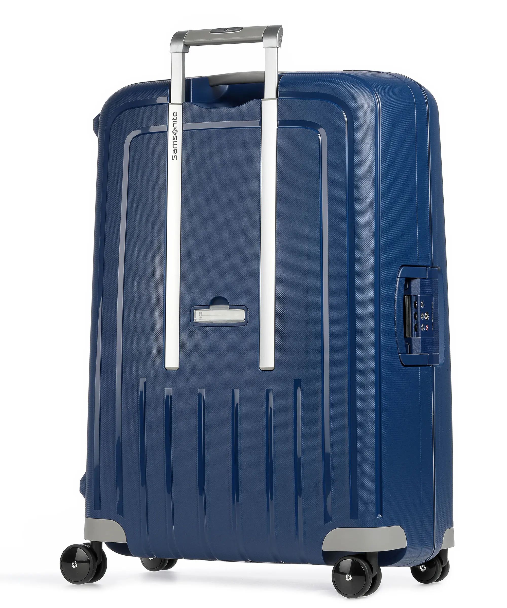 Чемодан Samsonite S'Cure 102 л, размер L, синий