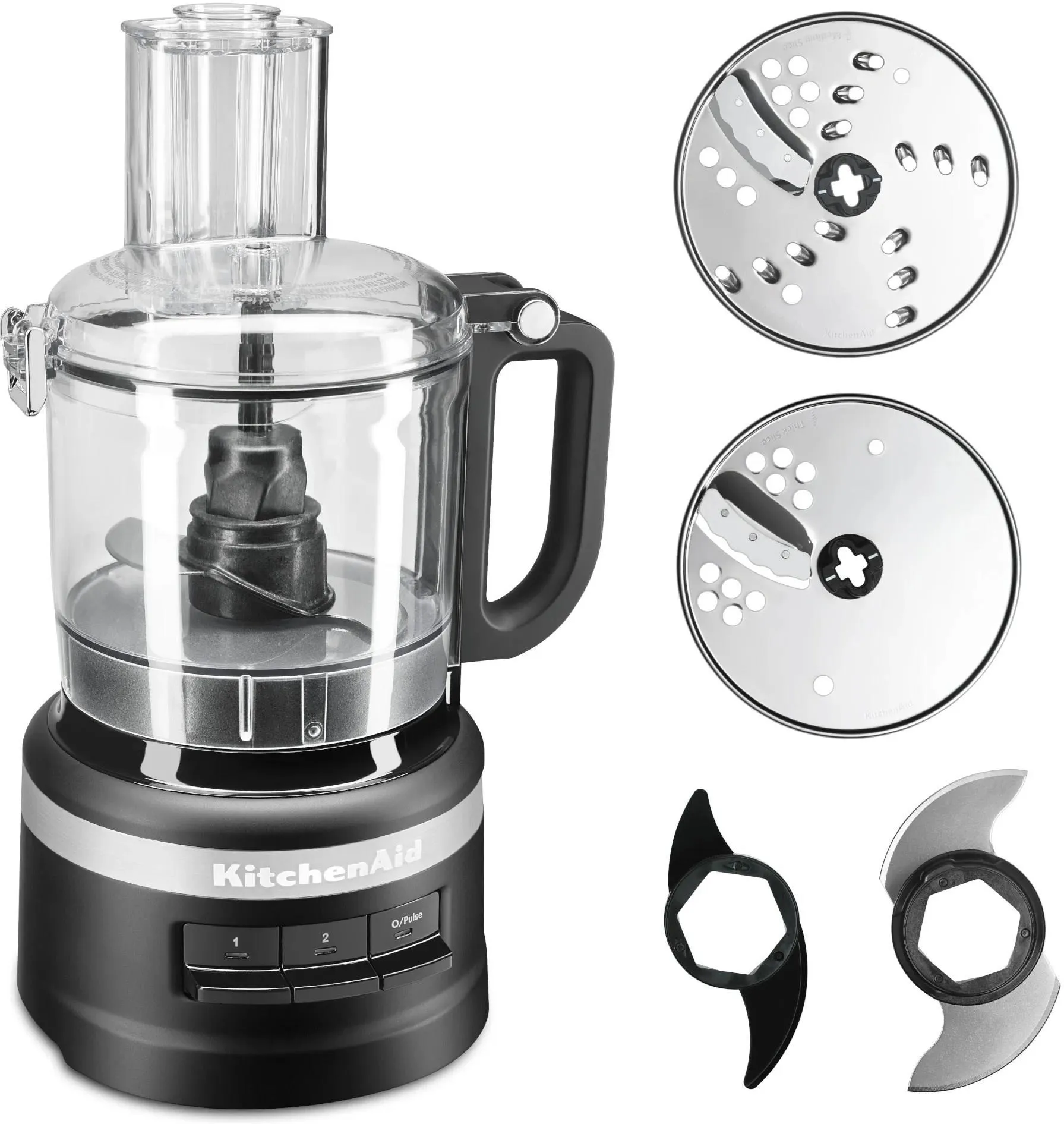 Кухонный комбайн KitchenAid 5KFP0719EBM, чёрный матовый