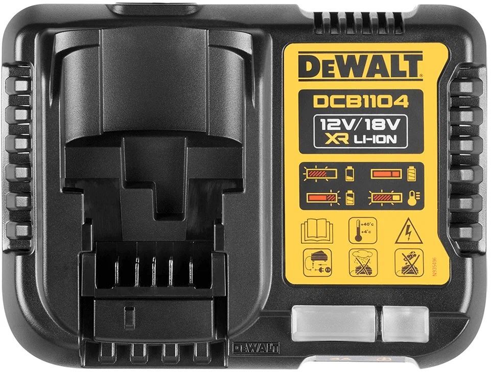 Зарядное устройство Dewalt DCB1104-QW (10.8–18 В, 4 A)