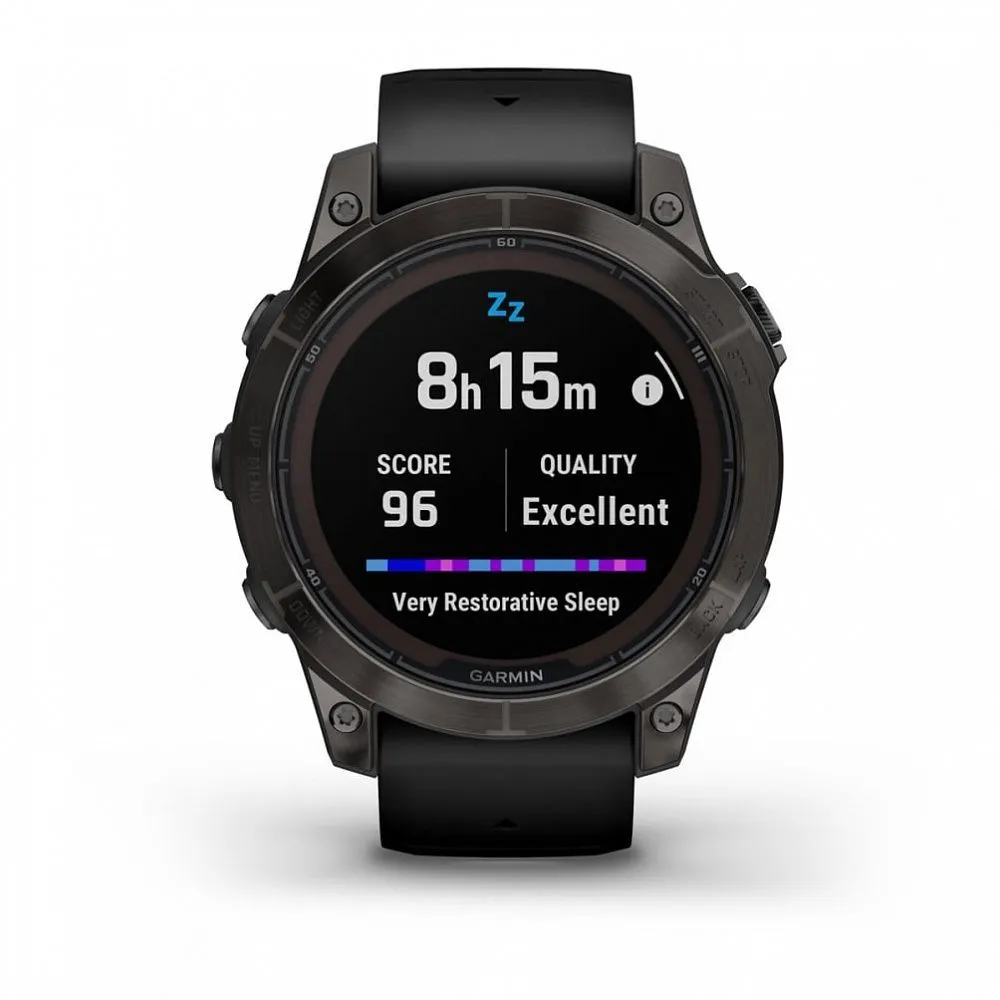 Часы Garmin Fenix 7 Pro Sapphire Solar Carbon Grey Black Band (010-02777-11)