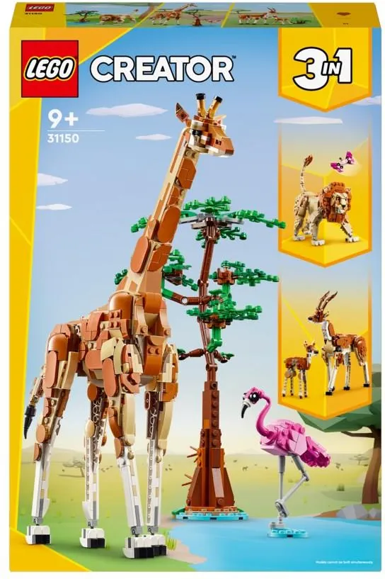 Конструктор LEGO Creator 3 в 1 31150 Дикие животные сафари