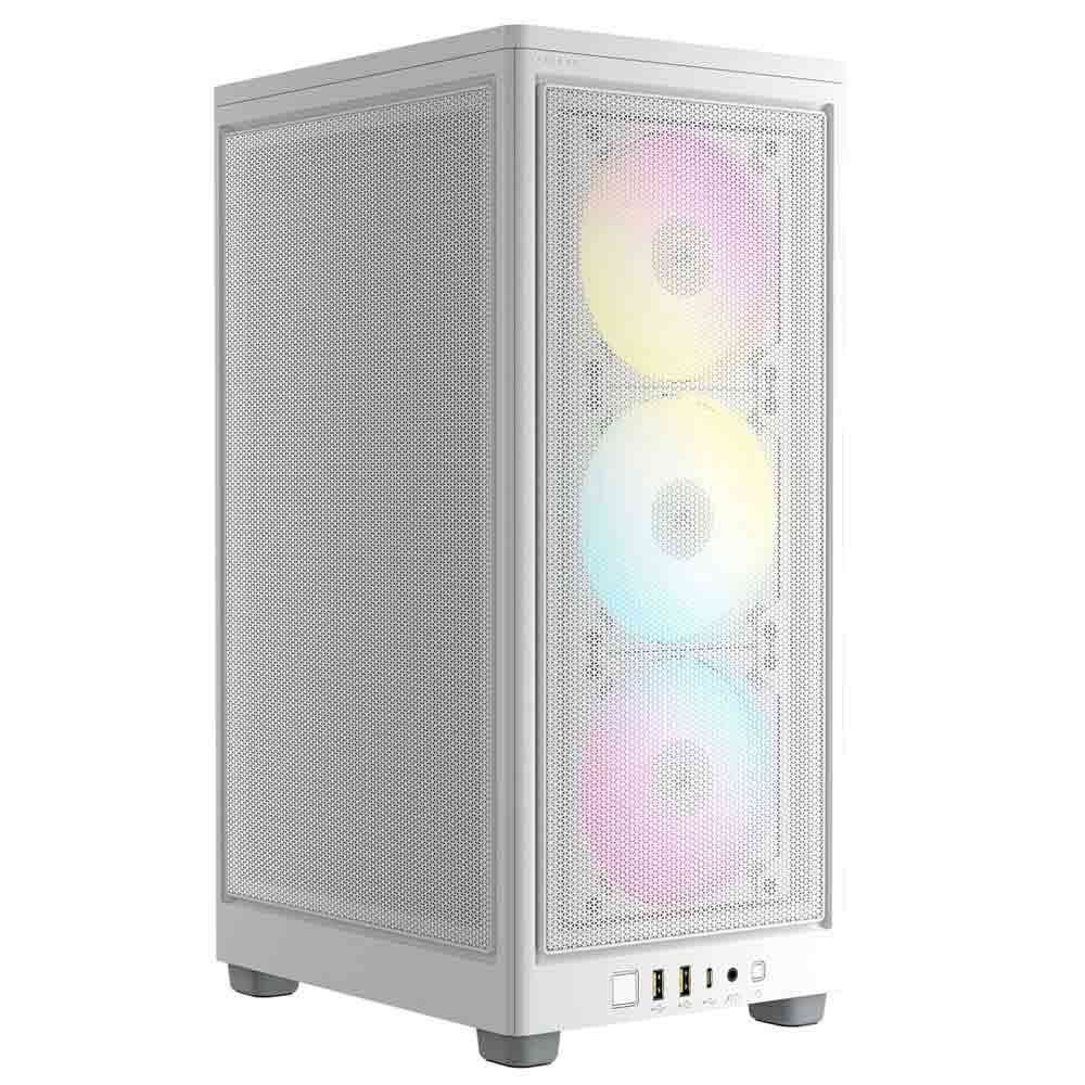 Компьютерный корпус Corsair iCUE 2000D RGB AIRFLOW Mini-ITX, белый цвет