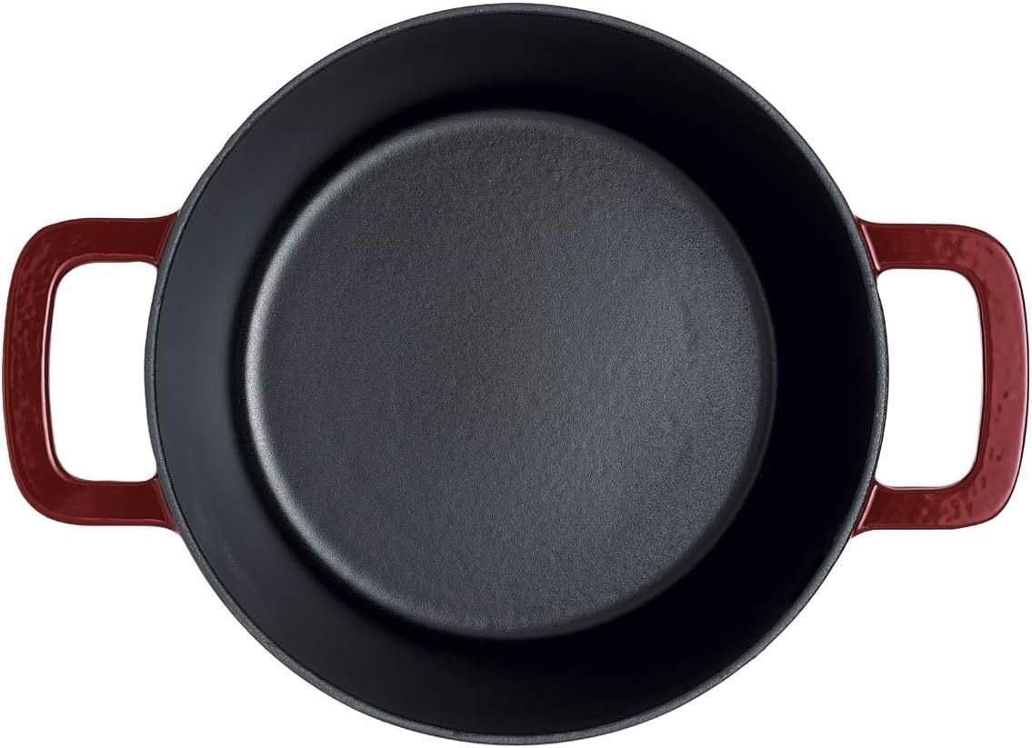 Кастрюля чугунная эмалированная с крышкой газовая индукционная FISSLER Moments 4,5 л