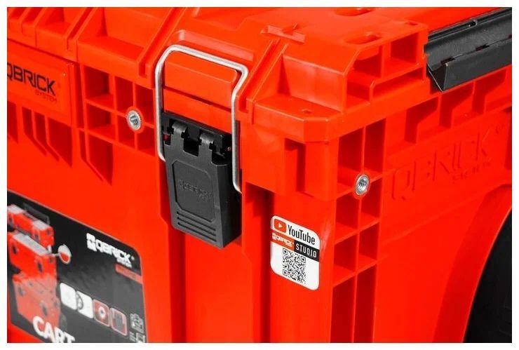 Ящик для инструментов Qbrick System PRIME Cart Red Ultra HD Custom 595x425x660 мм