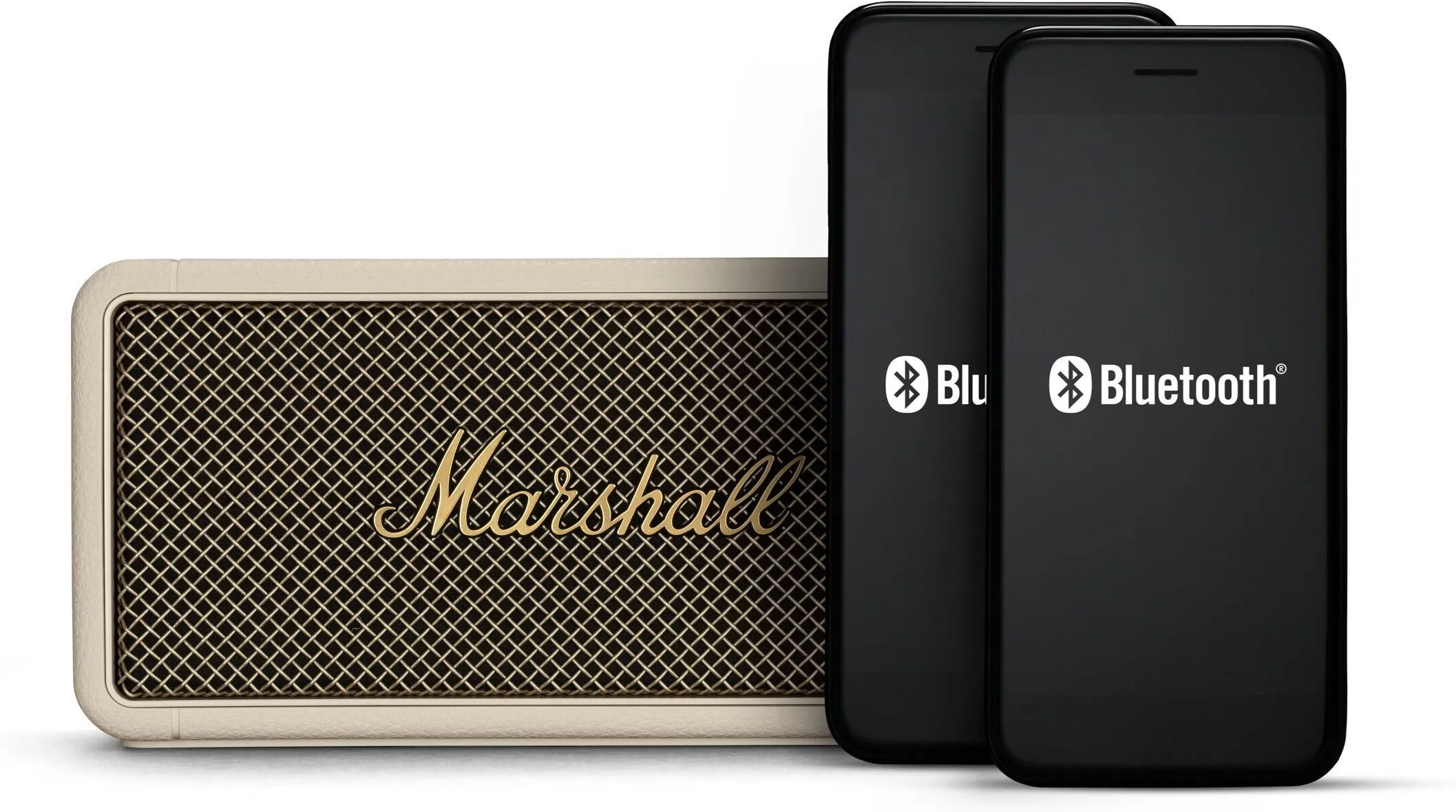 Портативная Bluetooth-колонка Marshall Middleton, кремовая