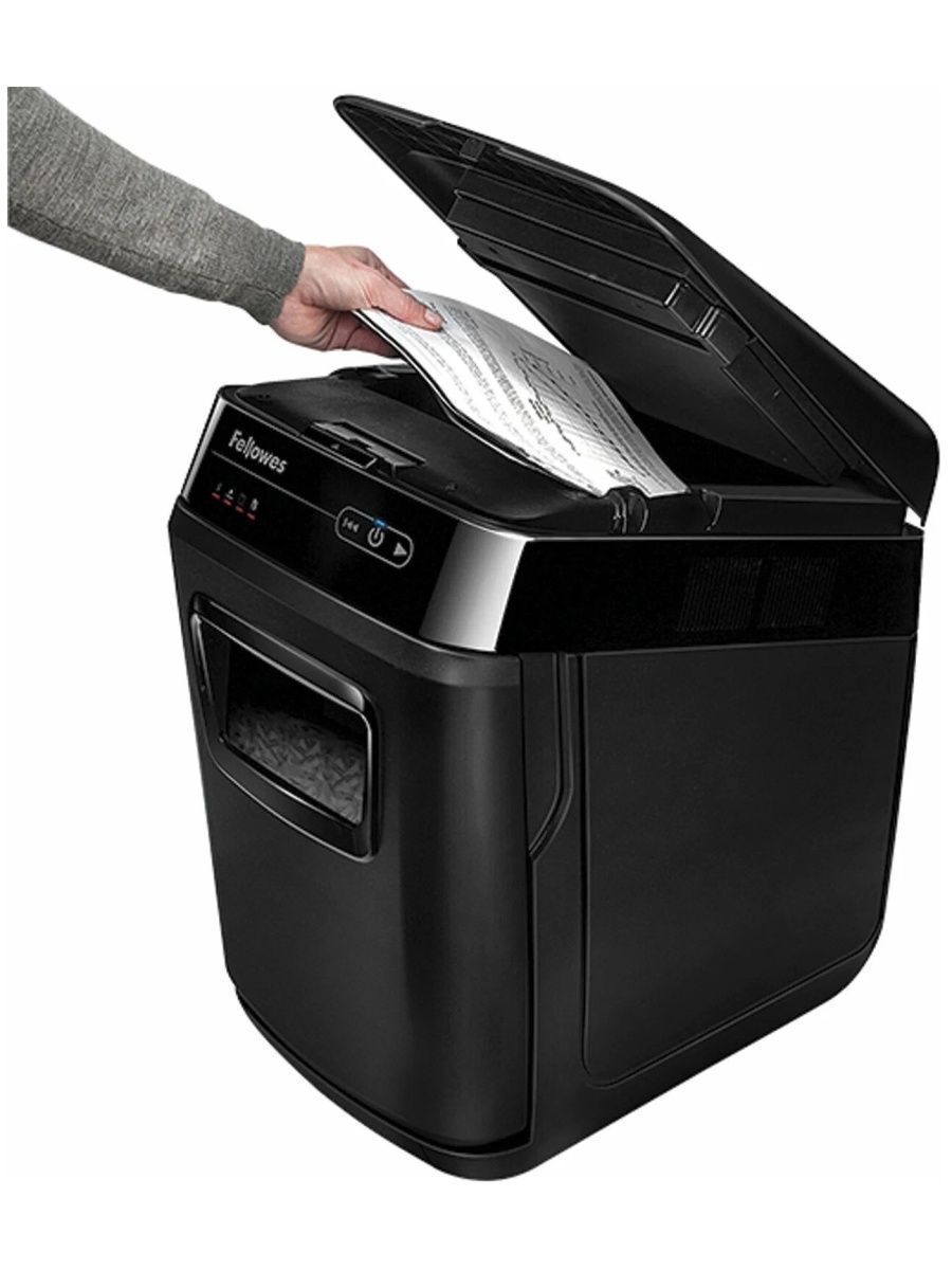 Уничтожитель бумаг Fellowes AutoMax 150C черный