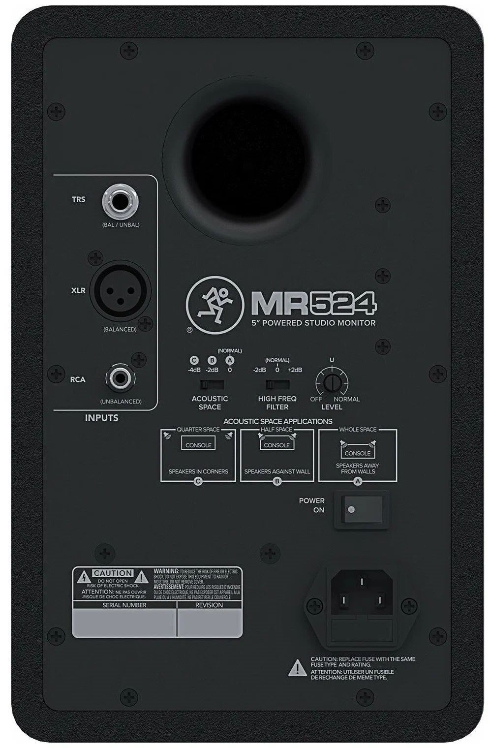 Полочная акустическая система Mackie MR524 назначение: мониторная, 1 колонка, черный