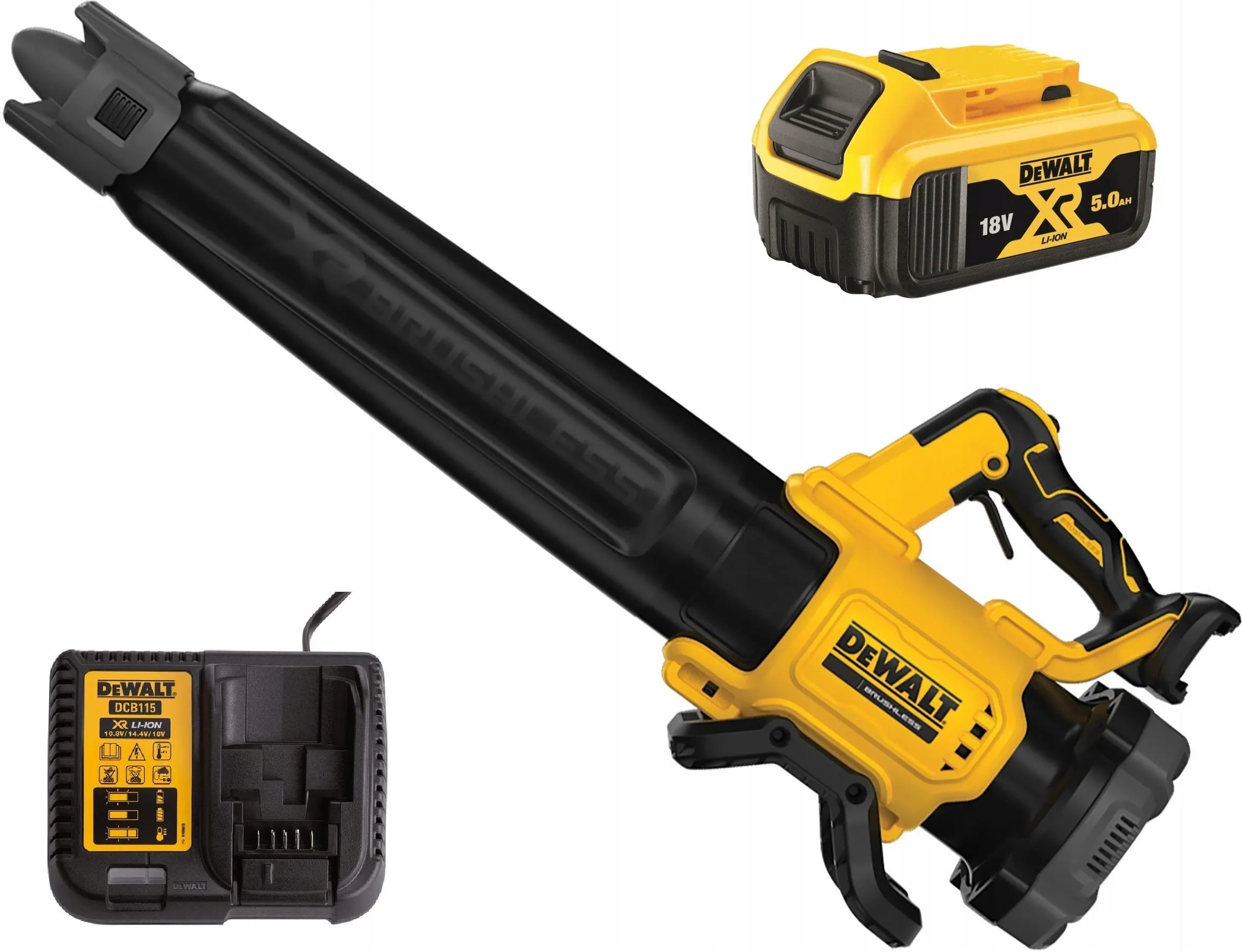 Аккумуляторная воздуходувка DeWalt DCMBL562P1-QW