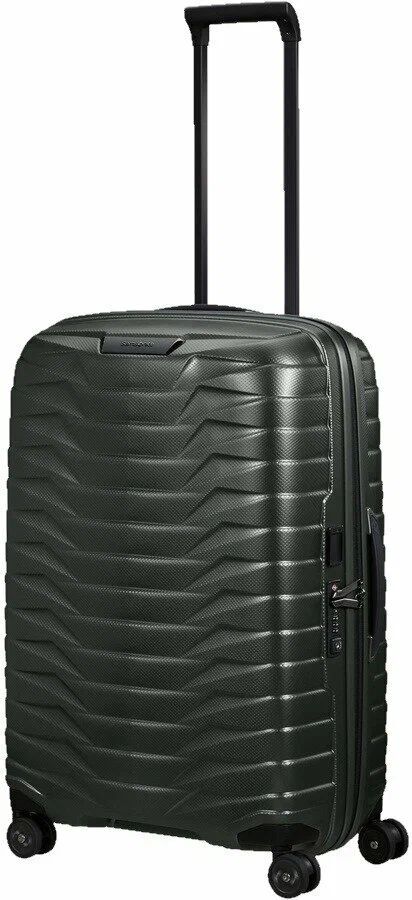 Чемодан Samsonite Proxis 69 см, 75 л, зеленый