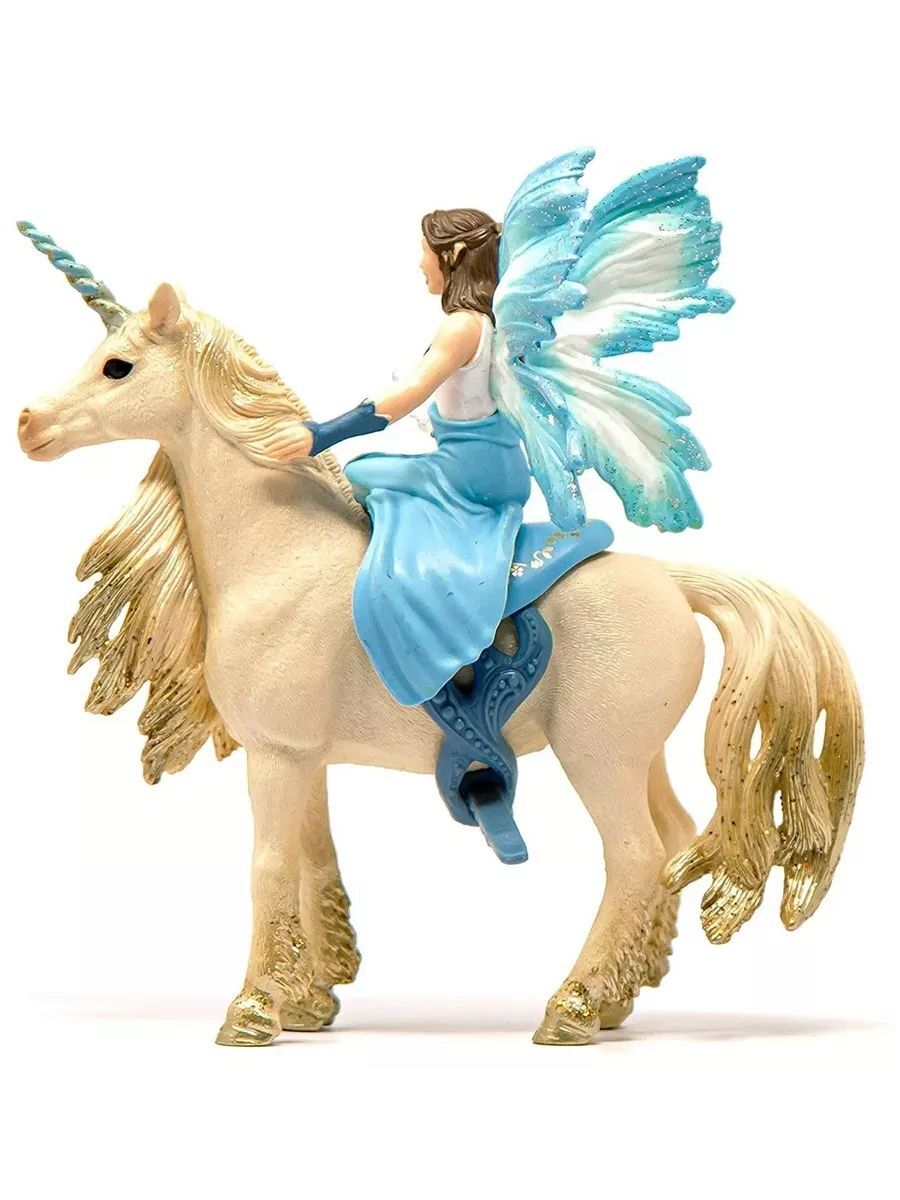 Игровой набор Schleich Айела на золотом единороге 42508