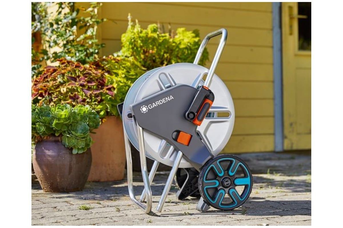 Тележка для шлангов металлическая Gardena AquaRoll M 18540-20.000.00