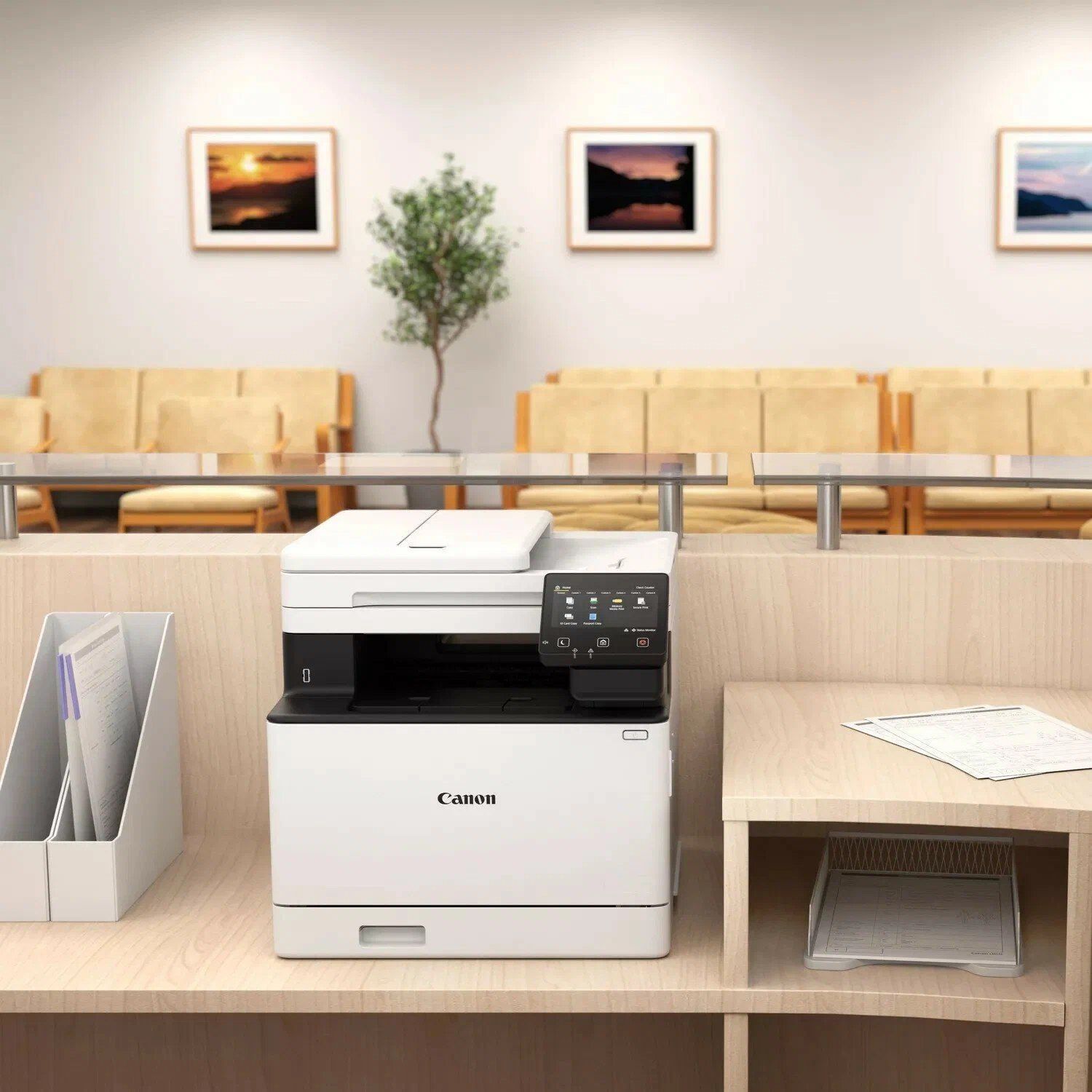 МФУ лазерное Canon i-SENSYS MF752Cdw, цветн., A4, белый