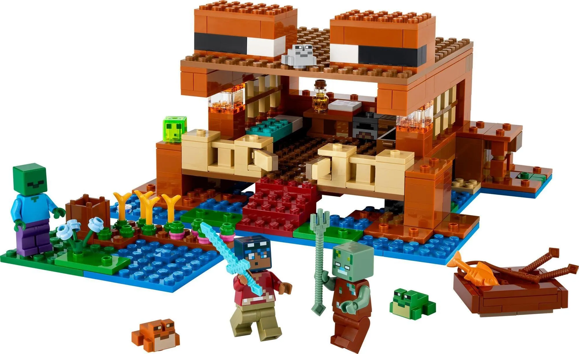 Конструктор LEGO Minecraft 21256 Лягушачий домик