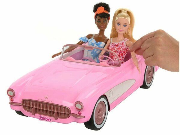 Радиоуправляемая машина Hot Wheels Barbie Corvette Remote Control Corvette (HPW40)194735170890