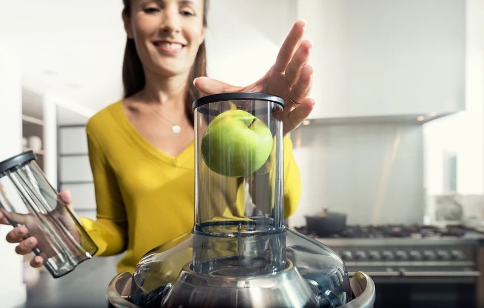 Центробежная соковыжималка Philips HR1919/70 Avance Collection, черный