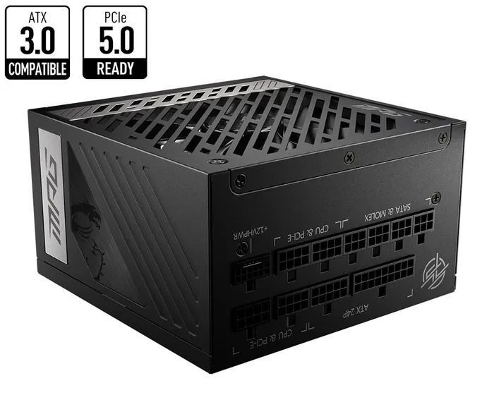 Блок питания MSI MPG A850G PCIE5 850W, 80+ Gold"