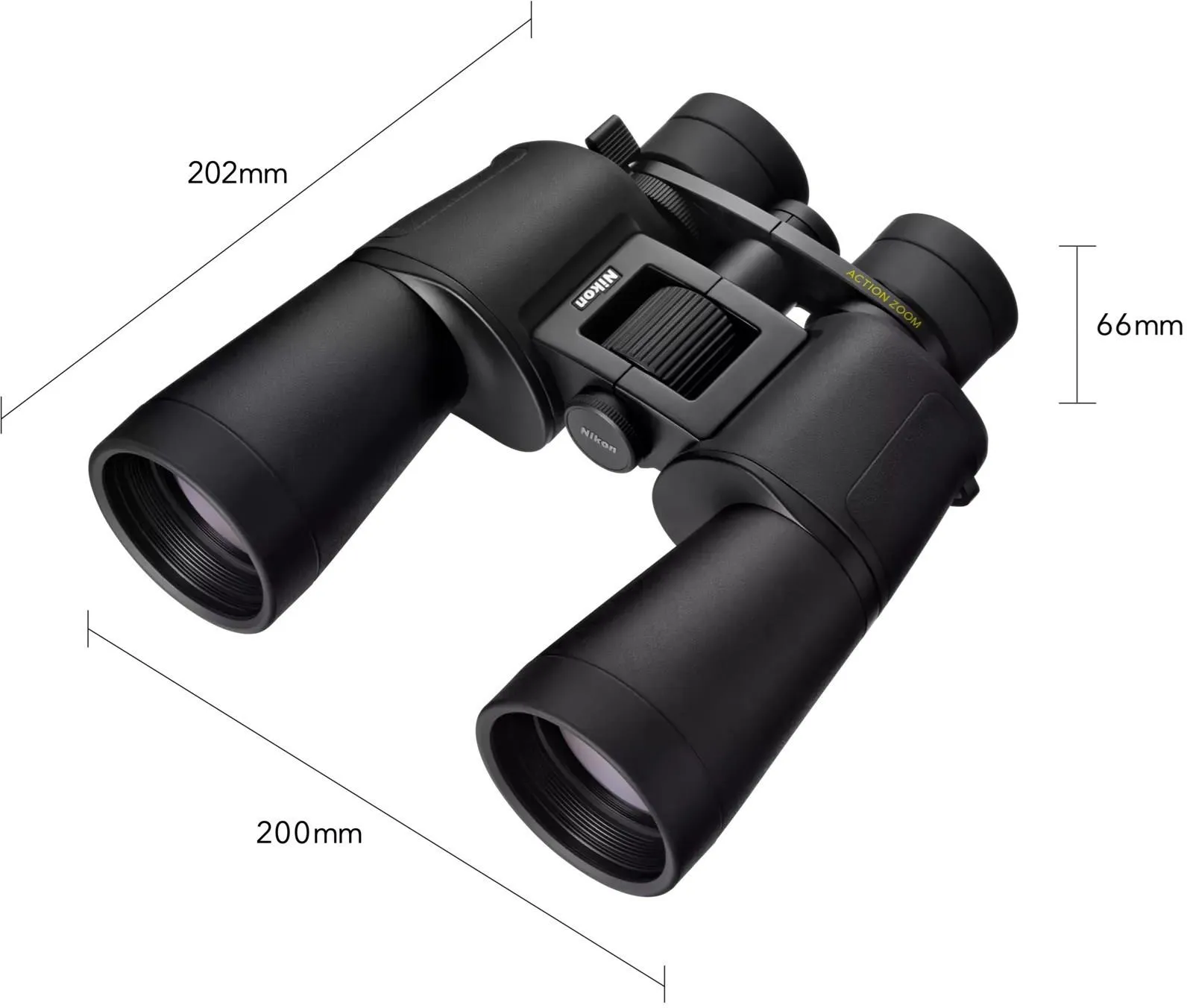 Бинокль Nikon Action Zoom 10-22x50