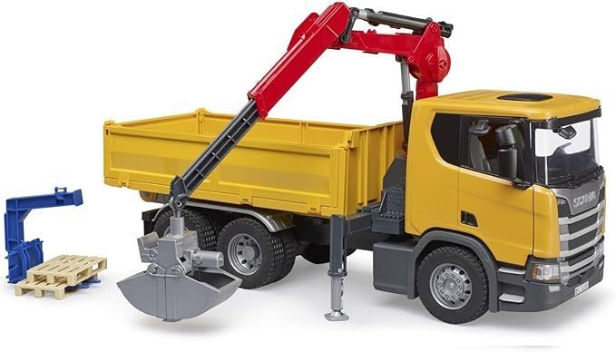 Строительный грузовик Scania 560R с краном Bruder 03551