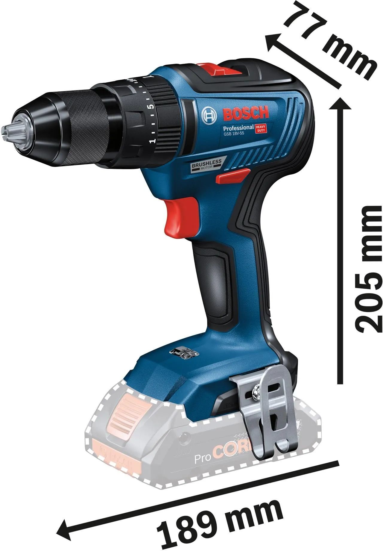 Набор аккумуляторных инструментов Bosch GDX 18V-200 + GSR 18V-50 Professional 06019J2220