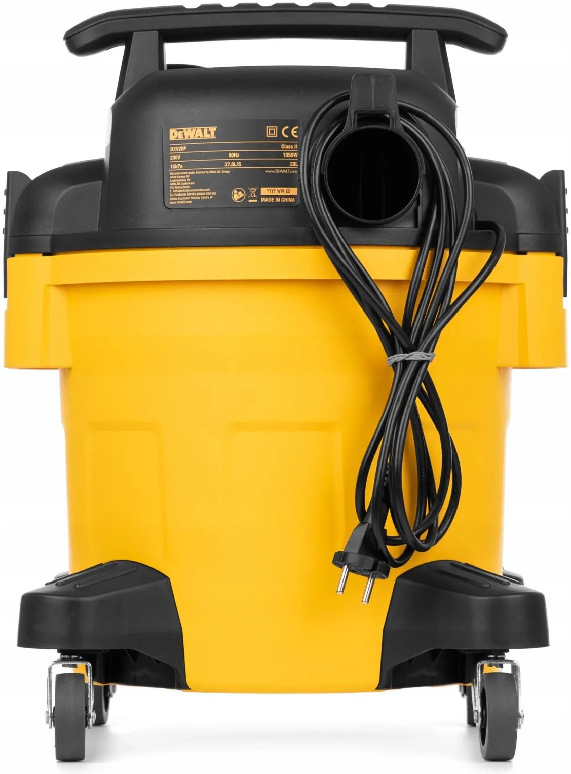 Пылесос промышленный влажно-сухой DeWalt DXV20PC