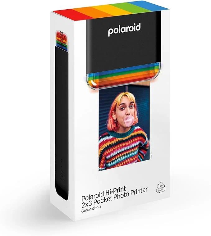 Компактный фотопринтер Polaroid HI-PRINT Pocket Printer E-Box, черный"