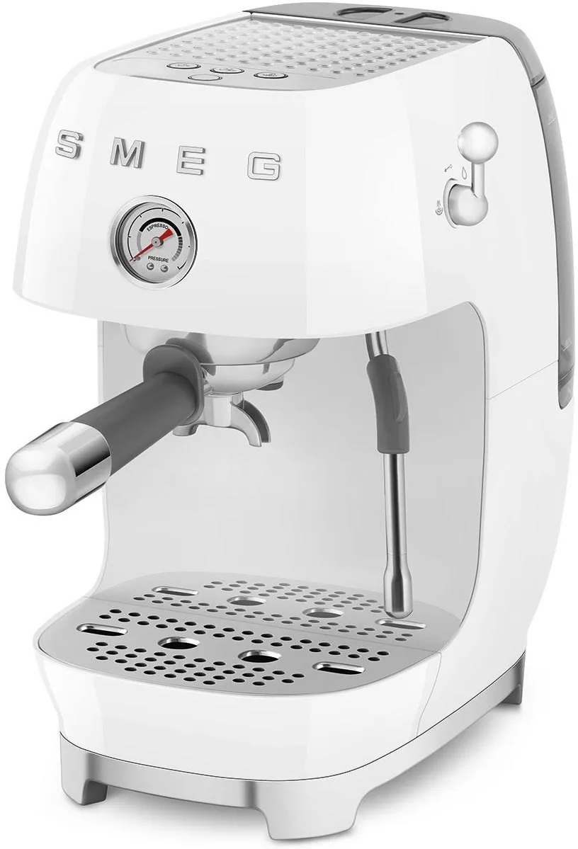 Кофемашина Smeg ECF03, белая