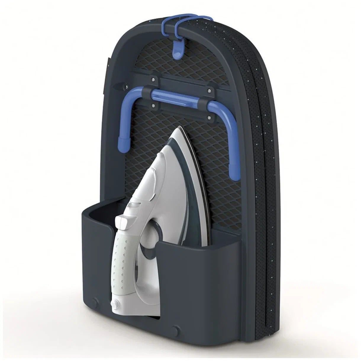 Гладильная доска Joseph Joseph Pocket Plus 50010, 90х33 см, черный/голубой
