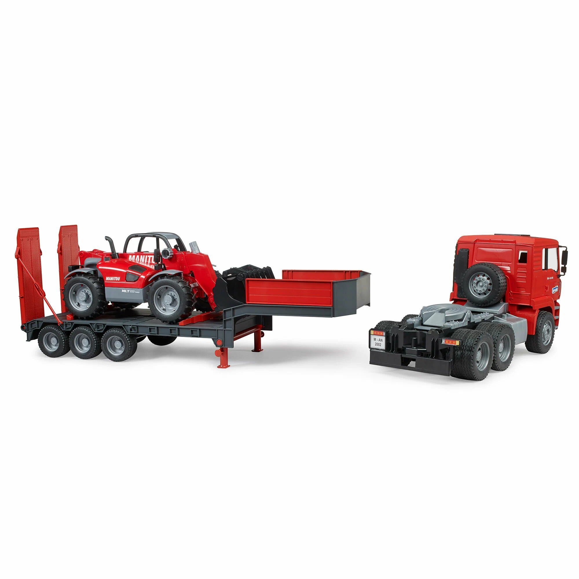 Bruder Грузовик MAN с погрузчиком Manitou 02-774 с 3 лет
