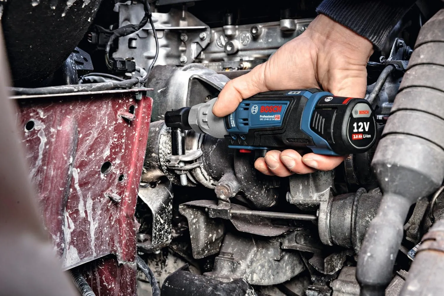 Аккумуляторный заклёпочник Bosch GRC 12V-60 1/2 SN Professional 06019N8500