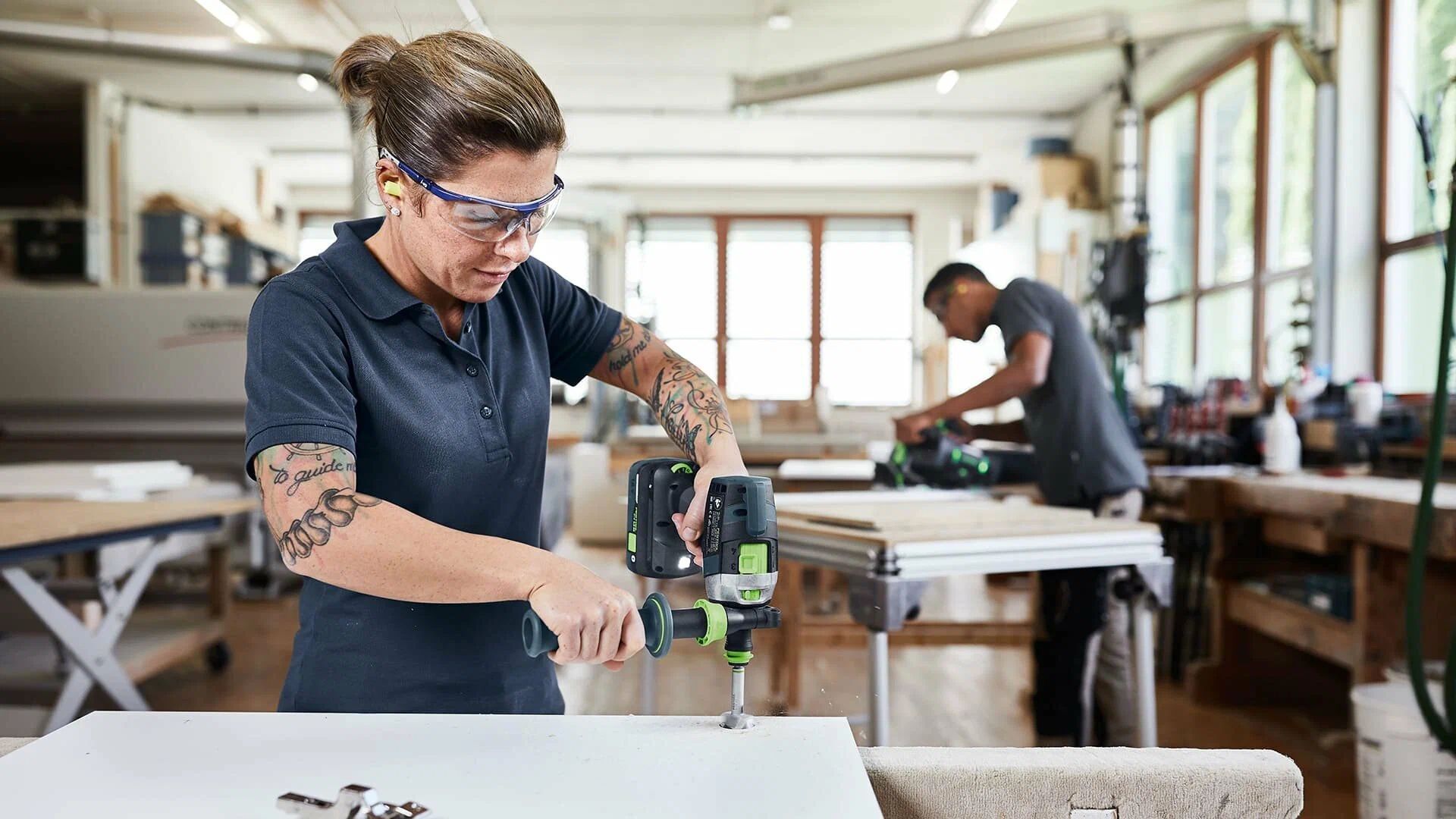 Аккумуляторная ударная дрель-шуруповёрт FESTOOL QUADRIVE TPC 18/4 I-Basic 575604