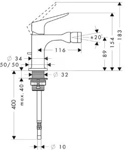 Смеситель Hansgrohe Axor Citterio M 34210000
