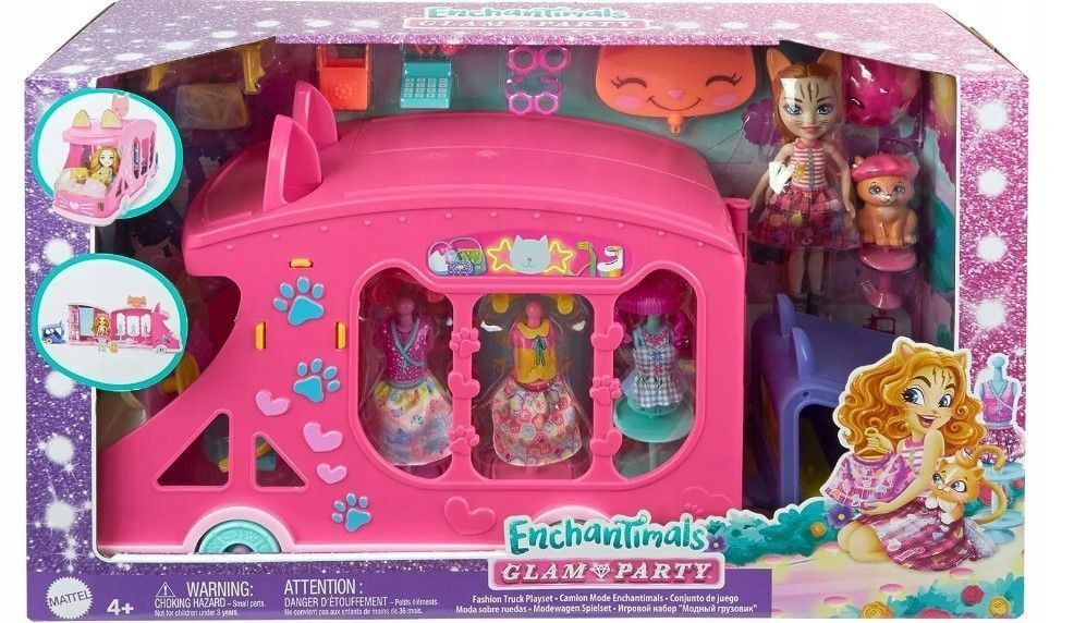 Игрушка Mattel Enchantimals Мобильная студия моды HPB34
