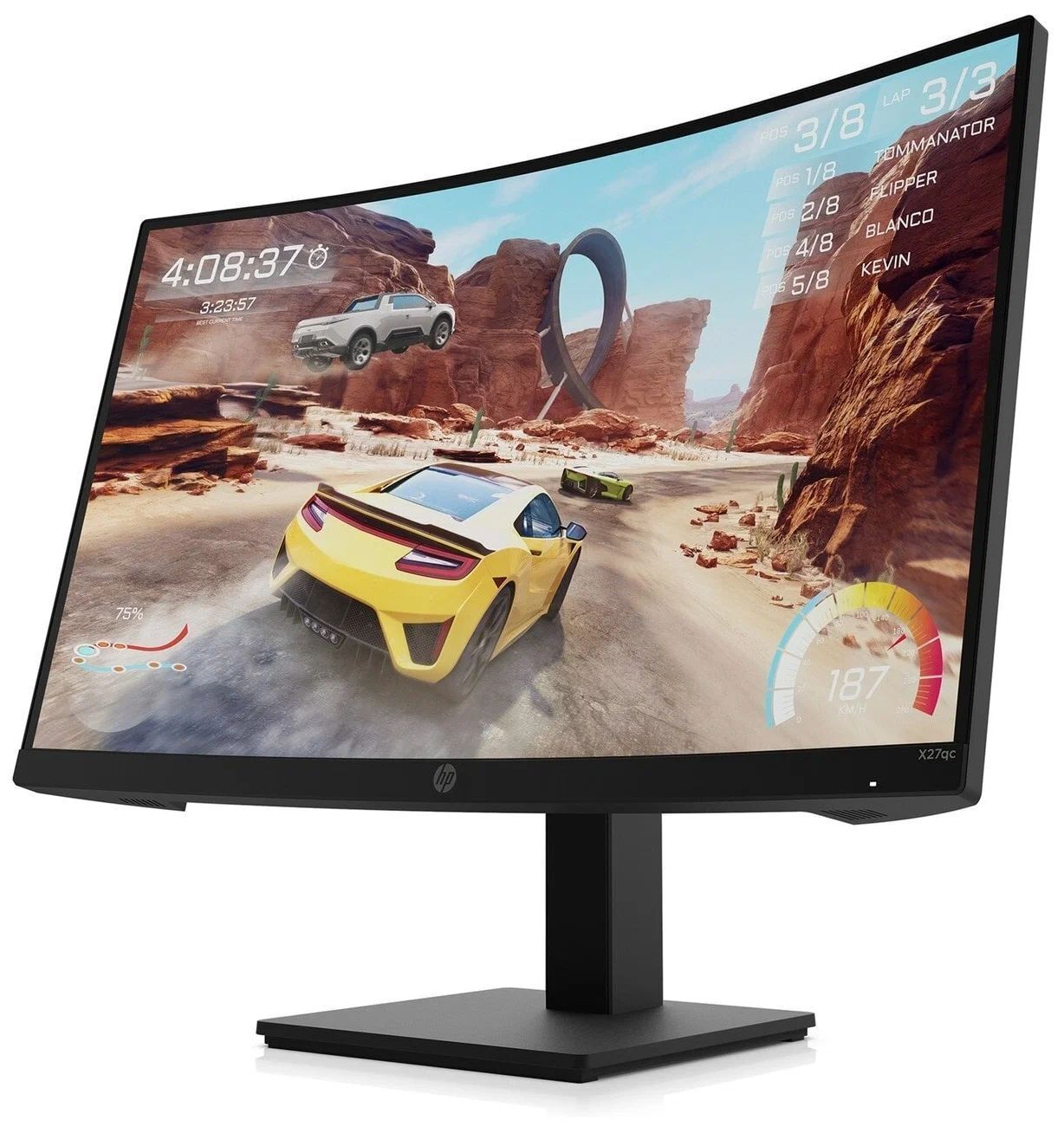 27" Монитор HP X27qc, 2560x1440, 165 Гц, *VA